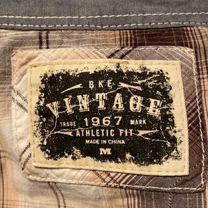 BKE vintage plaid shirt